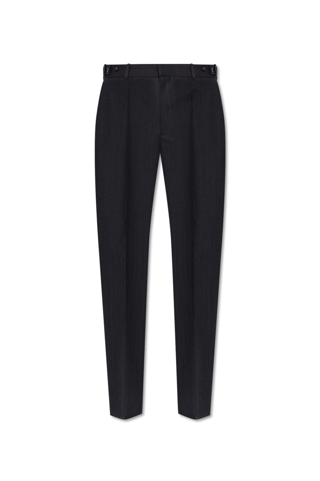 パンツ BOTTEGA VENETA Wool trousers BLACK BOTTEGA VENETA | Elastic Waistband Wool Twill Pants | BLACK
